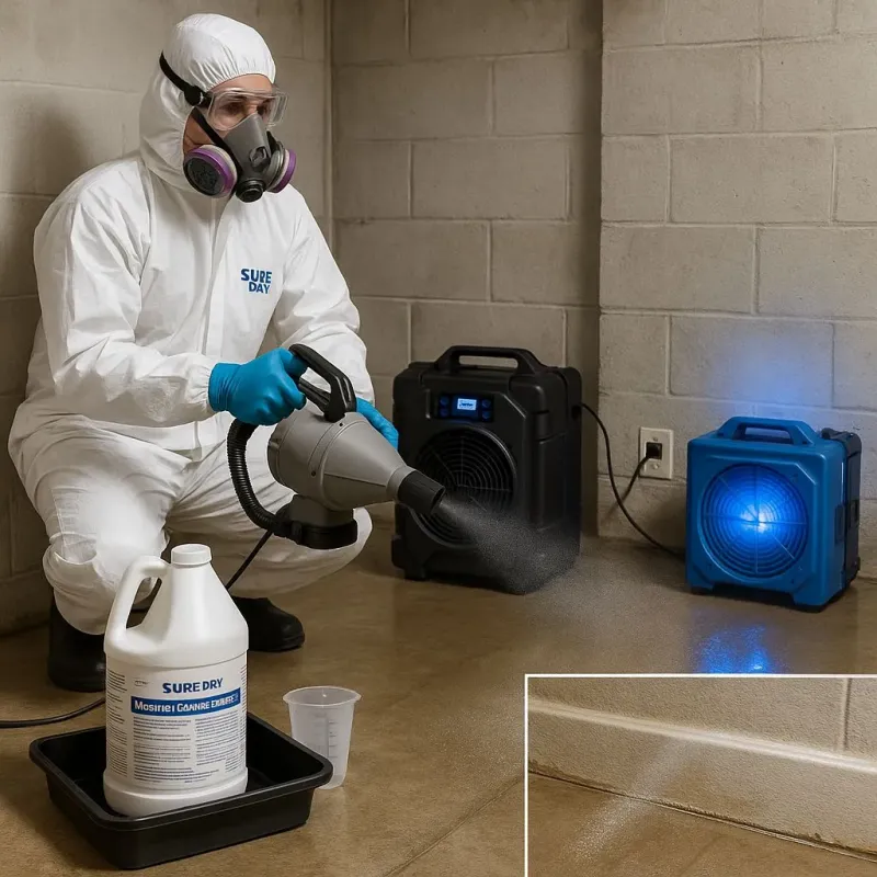 Sanitization and Odor Removal process in Beattystown, NJ