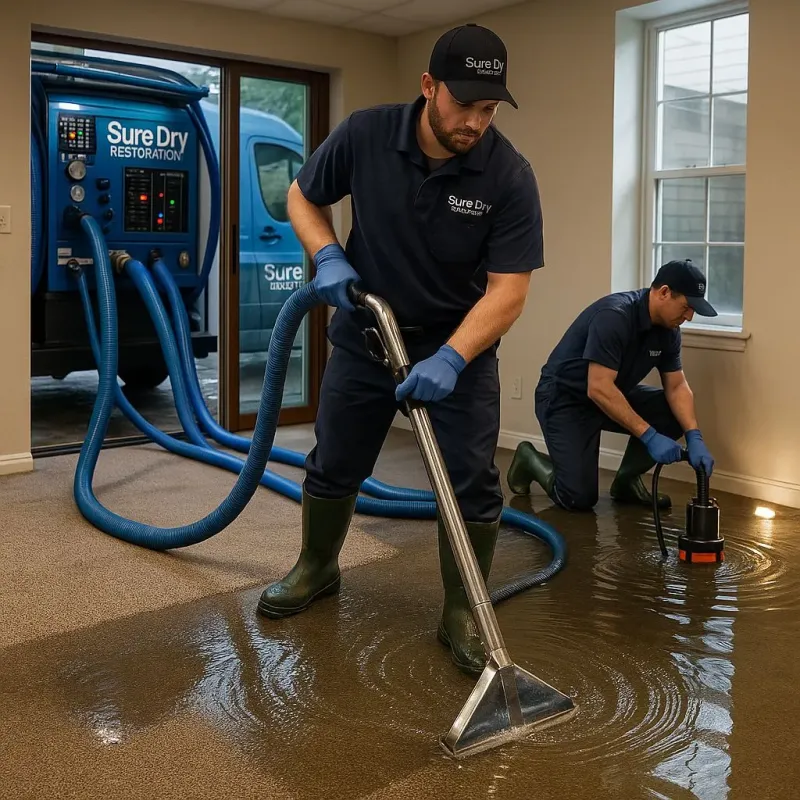 Water Extraction and Removal process in Beattystown, NJ